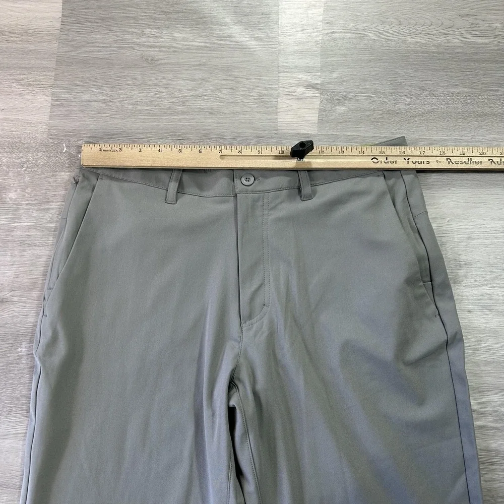 SKYR Pants Mens 32x32 Gray Slim Fit‎ Stretch Golf Khakis Moisture Wicking